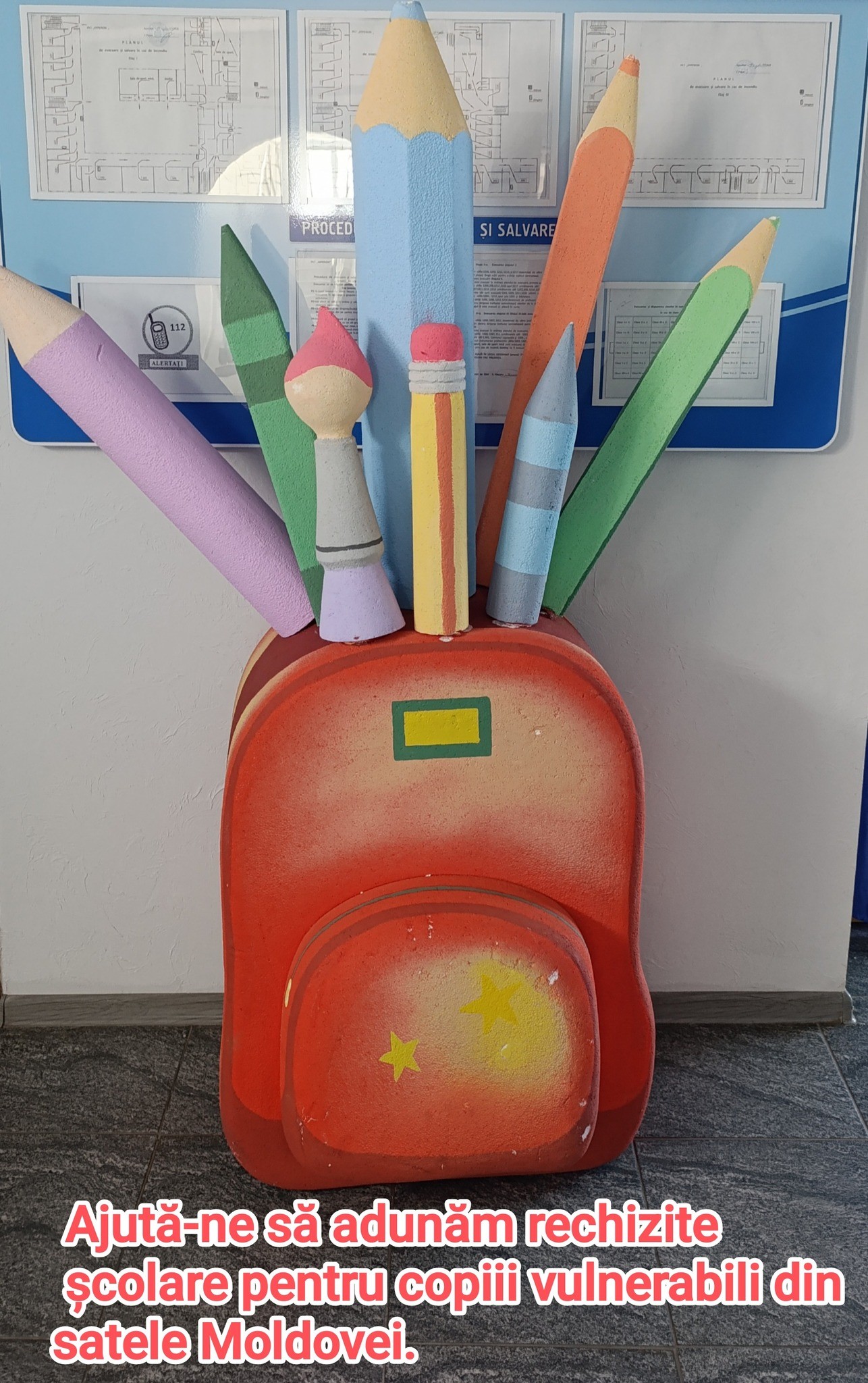 Colectăm rechizite școlare pentru că mai mulți copii să înceapă anul școlar cu zâmbet